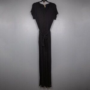 Matilda Jane Wonderment Count Me In black jumpsuit-M